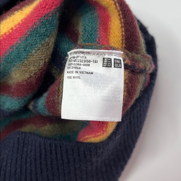 Uniqlo x JW Anderson premium lambswool mock neck sweater 70s cabincore - Picture 5 of 9